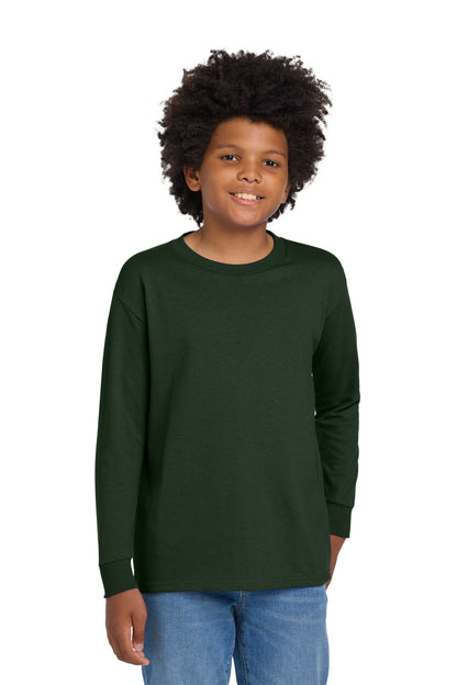 Gildan Youth Heavy Cotton™ 100% Cotton Long Sleeve T-Shirt (5400B)