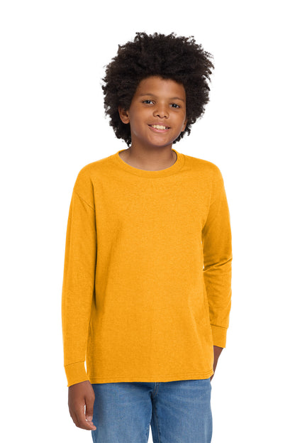 Gildan Youth Heavy Cotton™ 100% Cotton Long Sleeve T-Shirt (5400B)