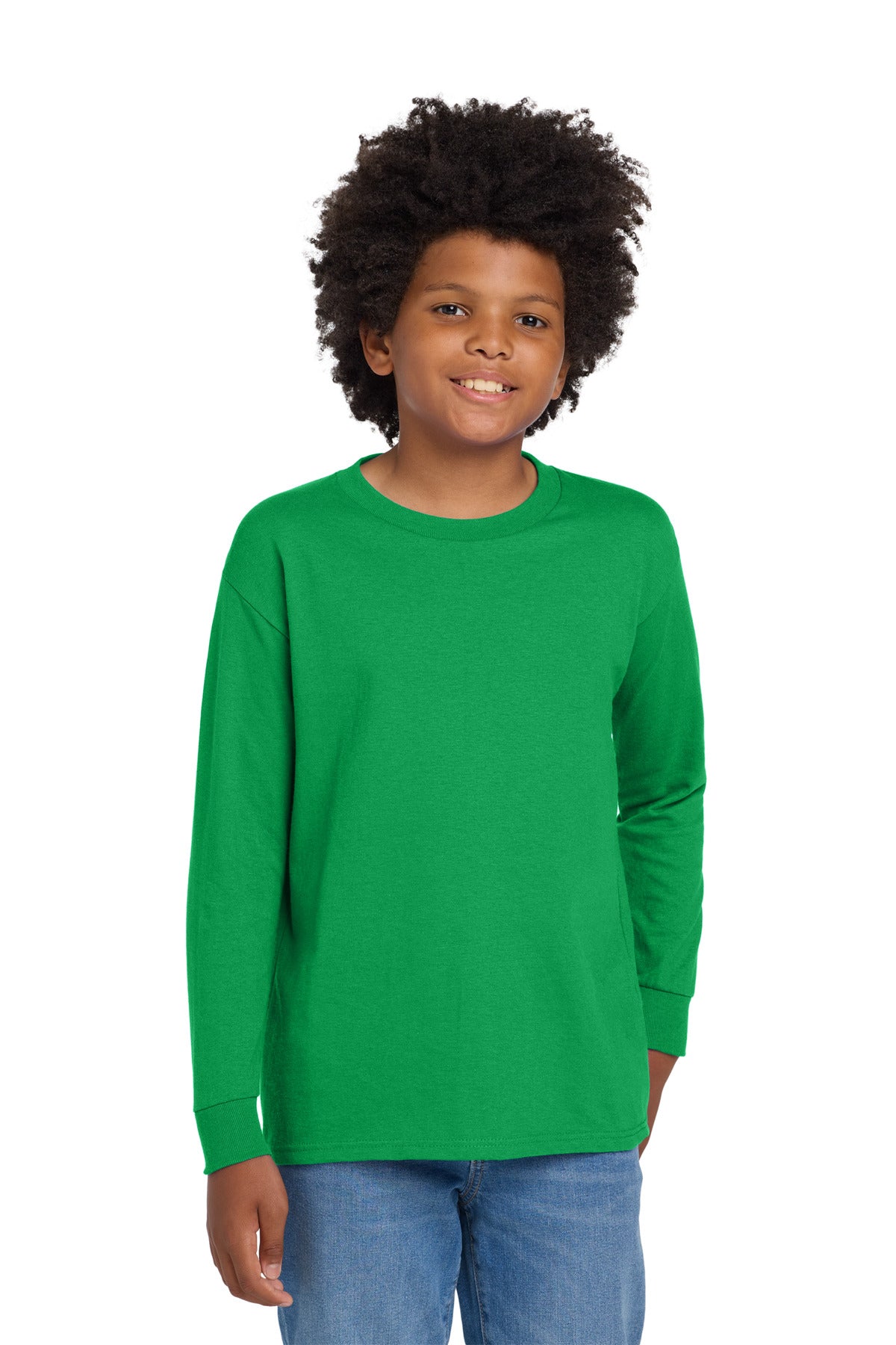 Gildan Youth Heavy Cotton™ 100% Cotton Long Sleeve T-Shirt (5400B)