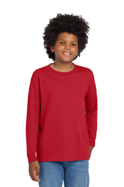 Gildan Youth Heavy Cotton™ 100% Cotton Long Sleeve T-Shirt (5400B)