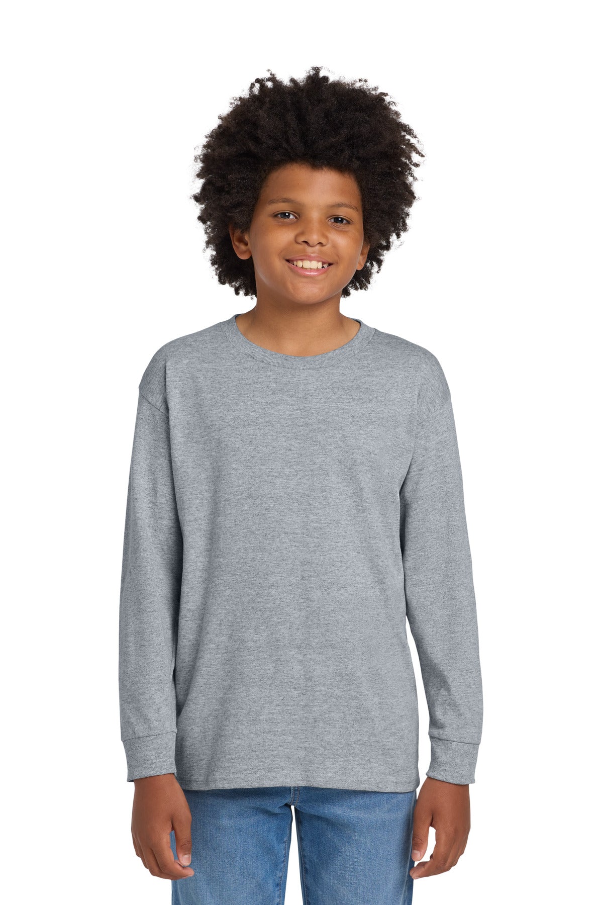 Gildan Youth Heavy Cotton™ 100% Cotton Long Sleeve T-Shirt (5400B)