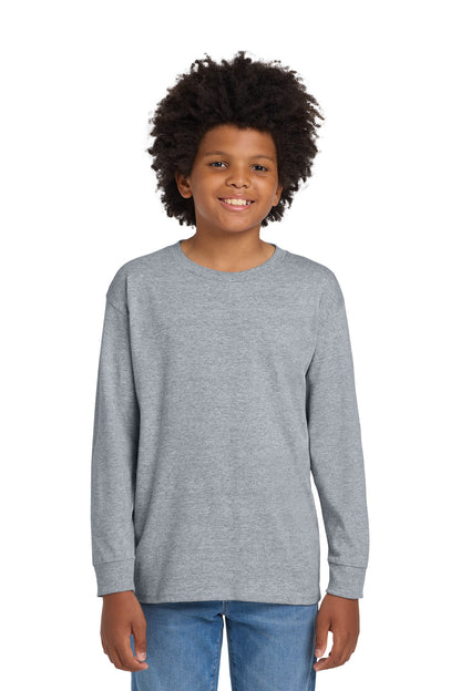 Gildan Youth Heavy Cotton™ 100% Cotton Long Sleeve T-Shirt (5400B)