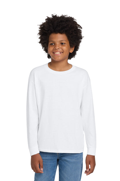 Gildan Youth Heavy Cotton™ 100% Cotton Long Sleeve T-Shirt (5400B)