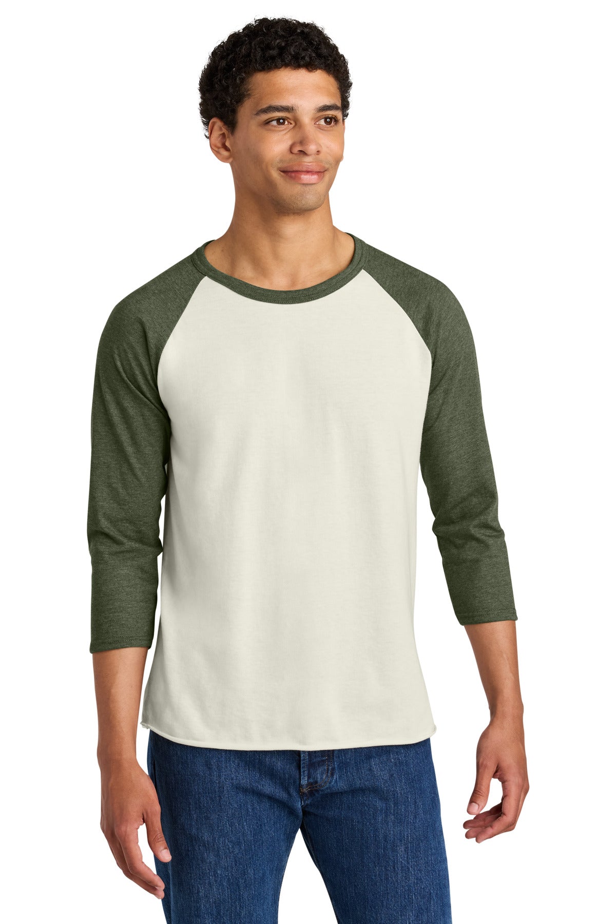 Sweet Cream Heather/ Military Green Heather