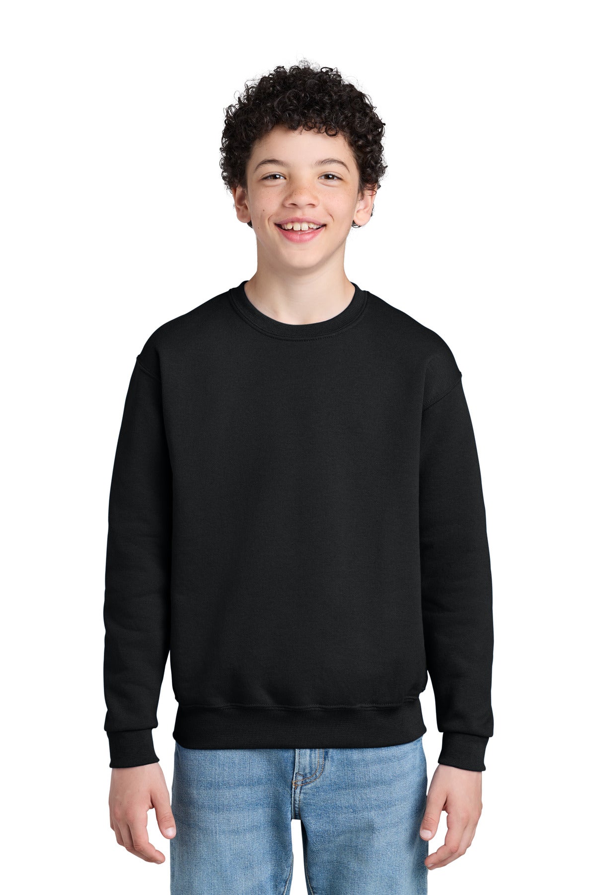 Sudadera juvenil de cuello redondo Jerzees NuBlend (562B)