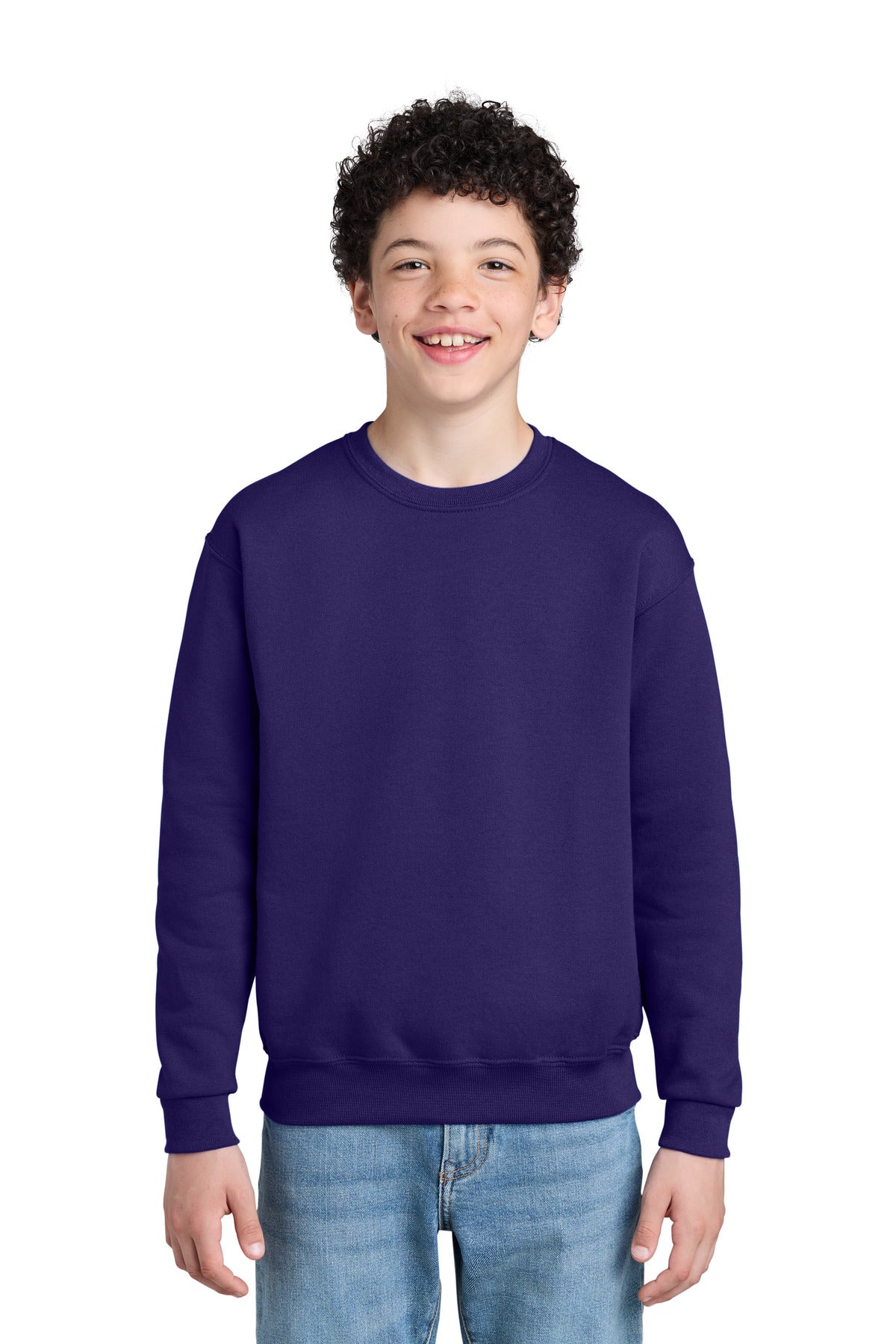 Sudadera juvenil de cuello redondo Jerzees NuBlend (562B)