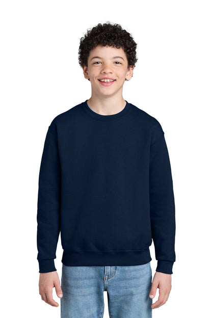 Sudadera juvenil de cuello redondo Jerzees NuBlend (562B)