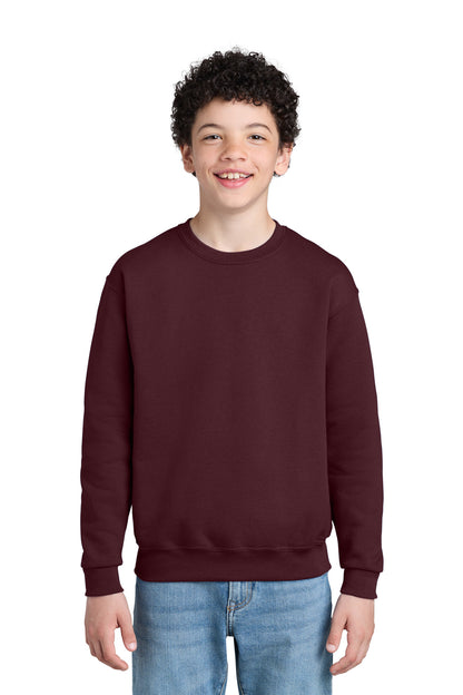 Sudadera juvenil de cuello redondo Jerzees NuBlend (562B)