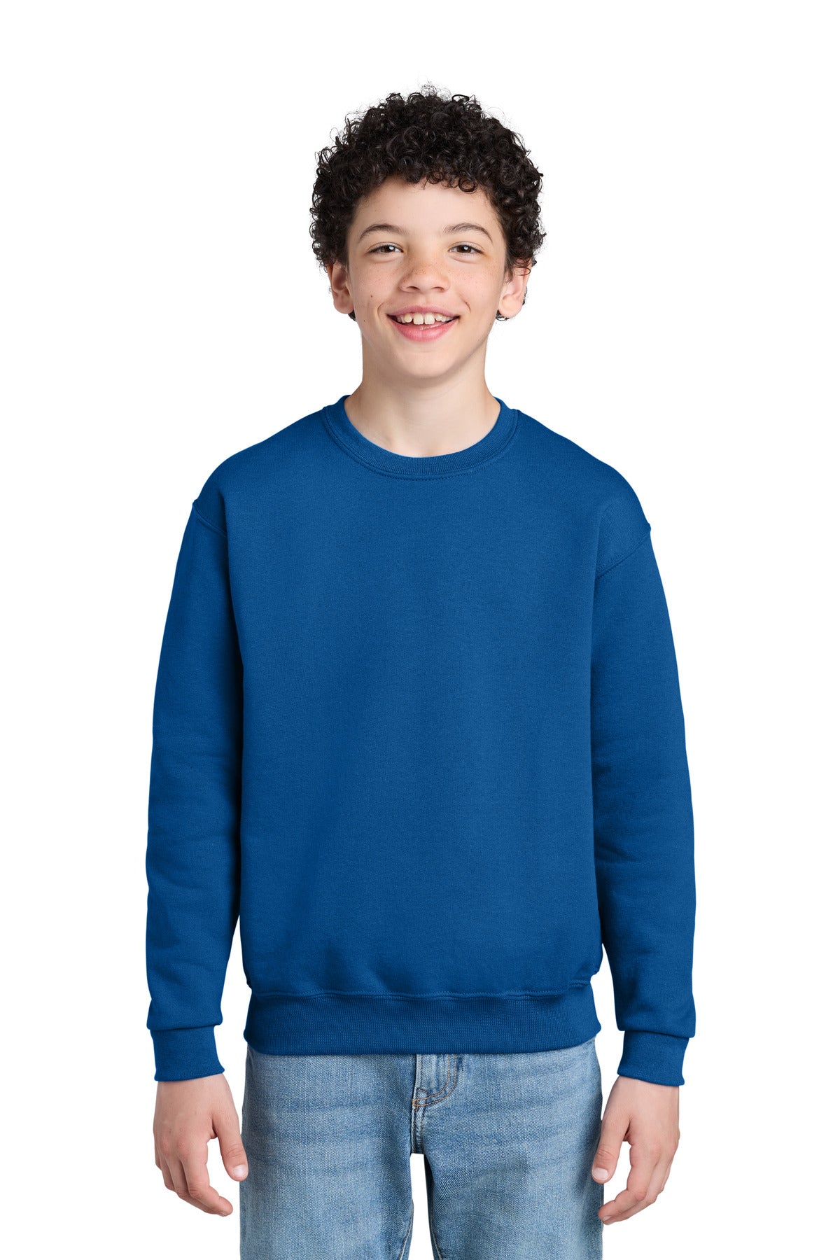 Sudadera juvenil de cuello redondo Jerzees NuBlend (562B)