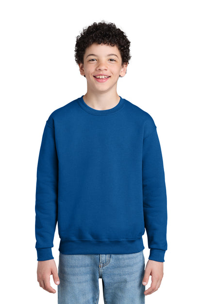 Sudadera juvenil de cuello redondo Jerzees NuBlend (562B)