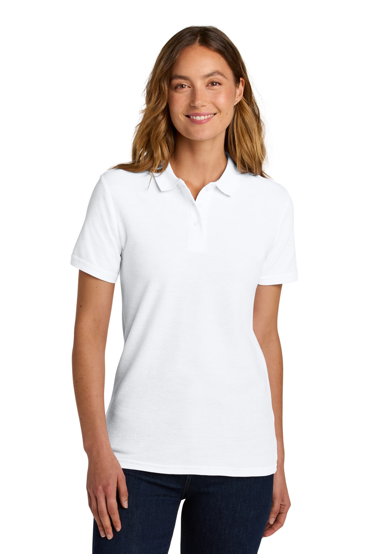 Polo de piqué para mujer Gildan Softstyle (64800L)