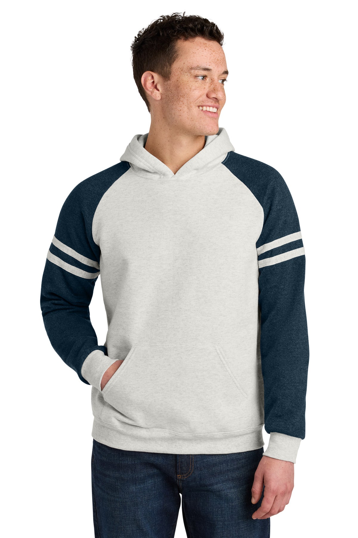 Oatmeal Heather/ Indigo Heather