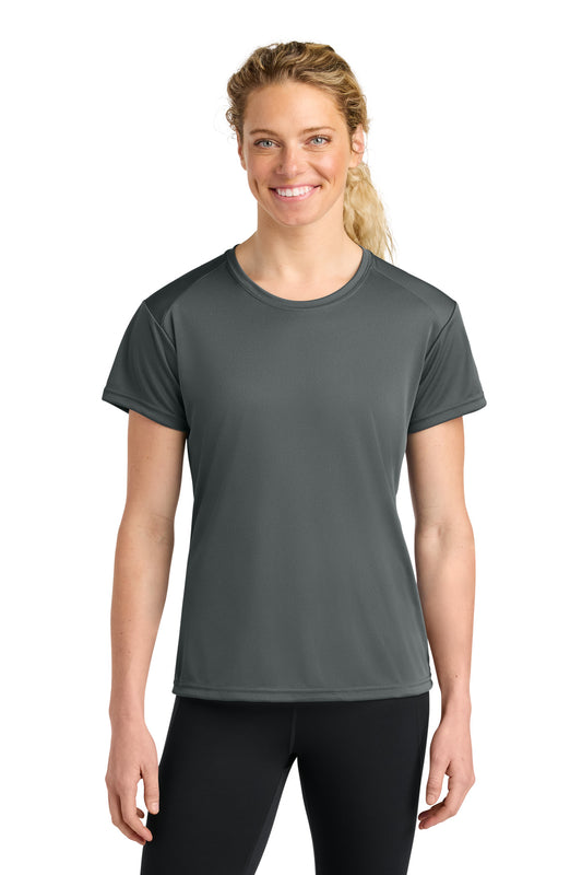 Camiseta de manga corta de alto rendimiento con tecnología de enfriamiento para mujer A4 (A4NW3201)
