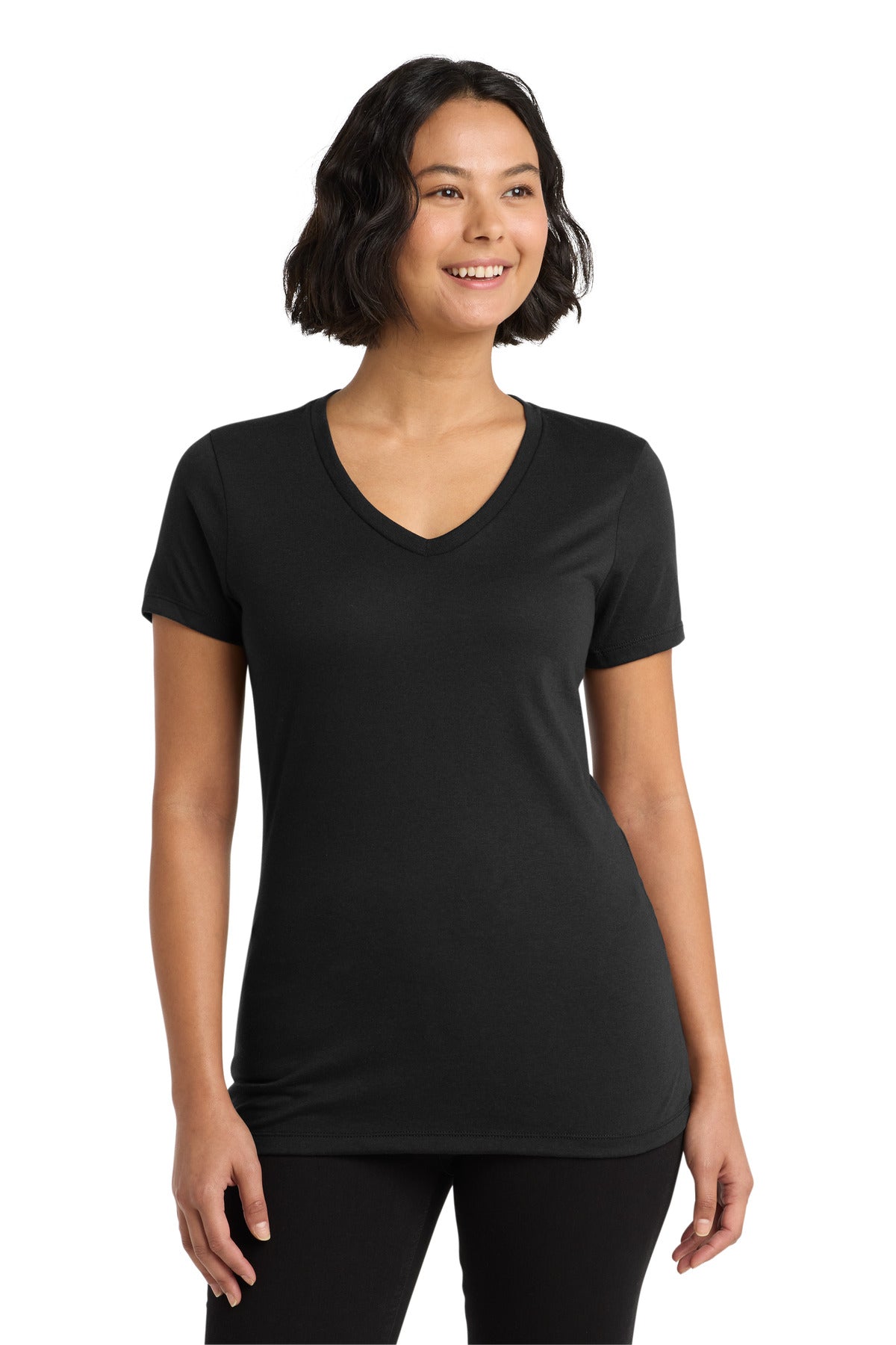 Camiseta de cuello en V Tri-Blend para mujer Allmade (AL2018)