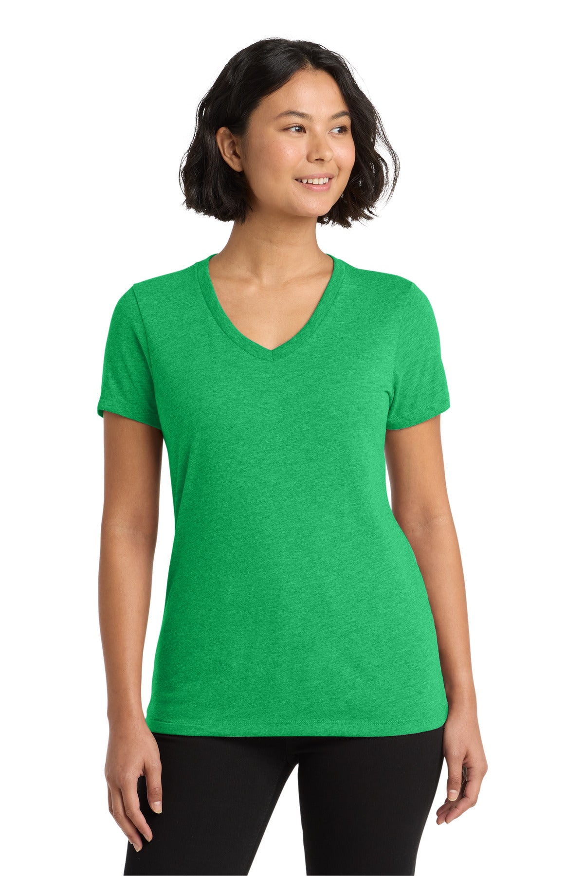 Camiseta de cuello en V Tri-Blend para mujer Allmade (AL2018)
