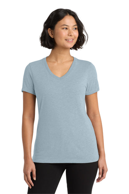 Camiseta de cuello en V Tri-Blend para mujer Allmade (AL2018)