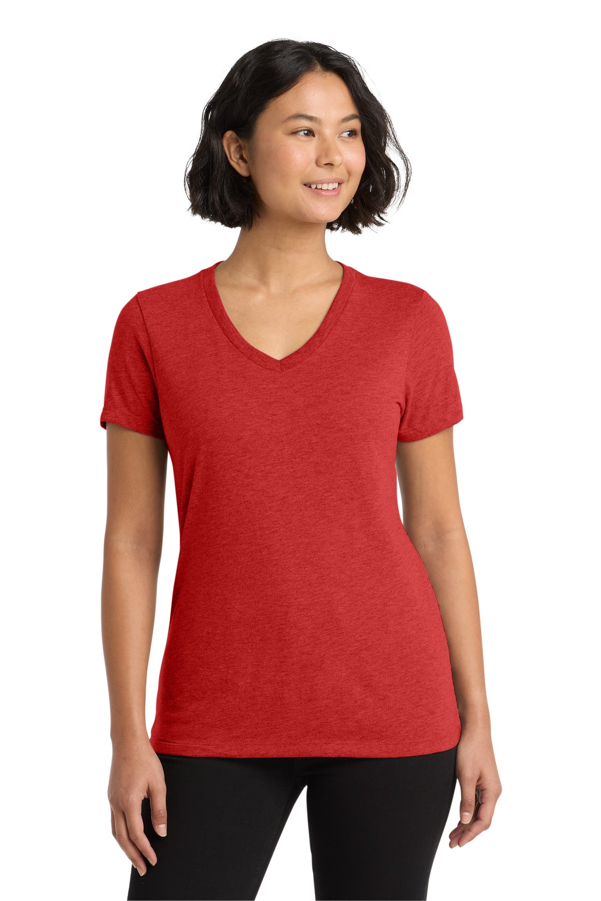 Camiseta de cuello en V Tri-Blend para mujer Allmade (AL2018)