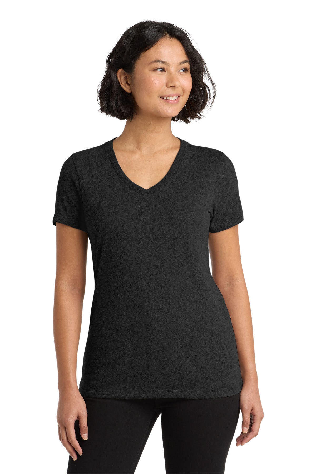 Camiseta de cuello en V Tri-Blend para mujer Allmade (AL2018)