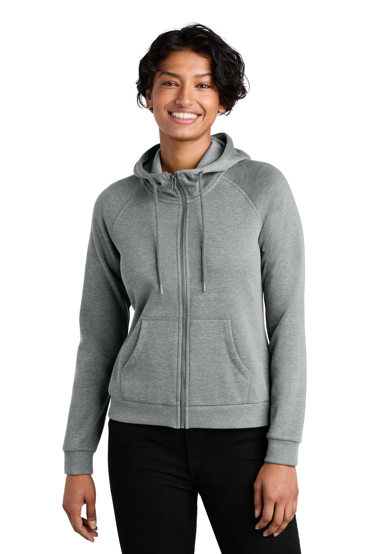 Allmade Women's Organic CVC Fleece Full-Zip Hoodie (AL5003)