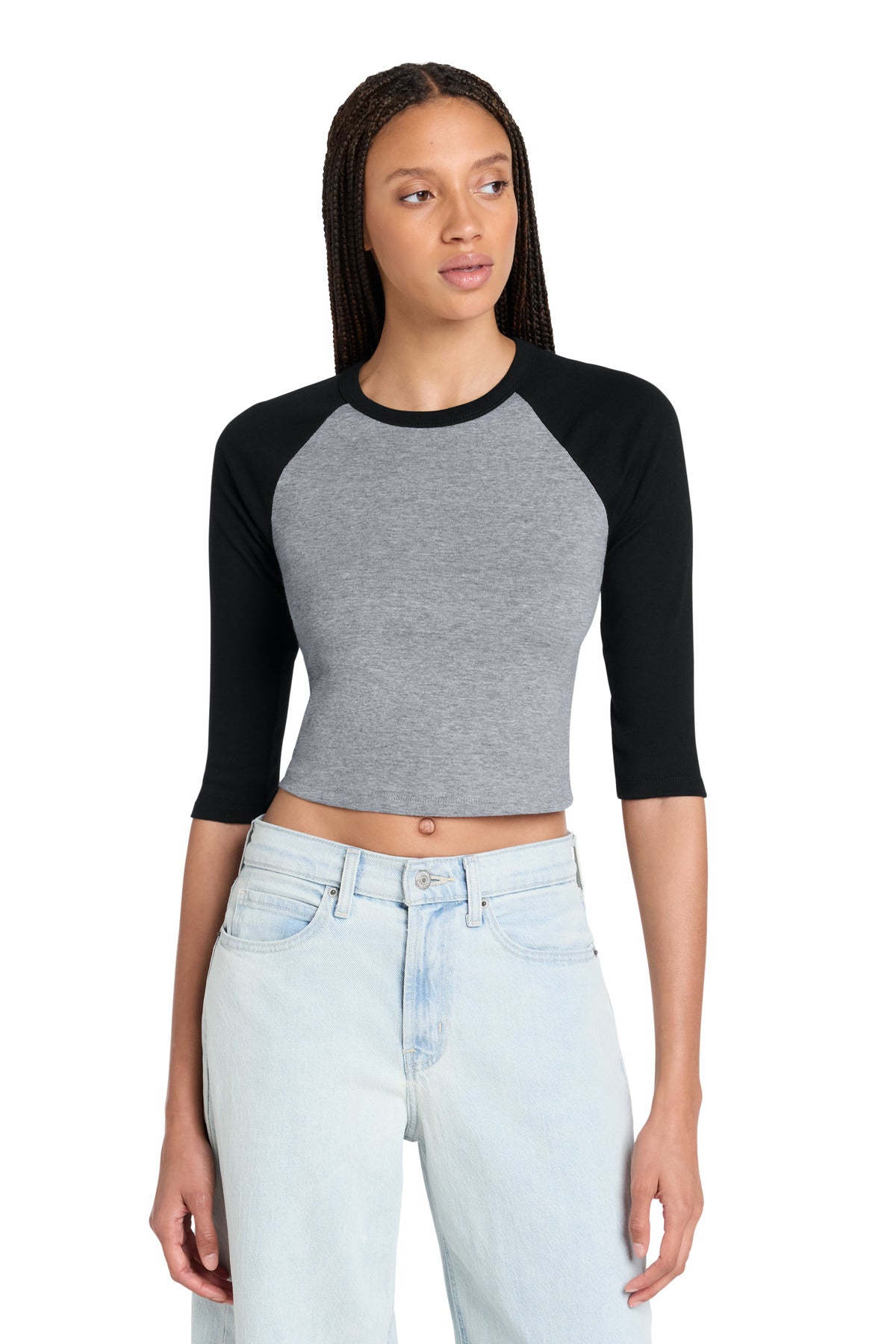 Athletic Heather/ Black