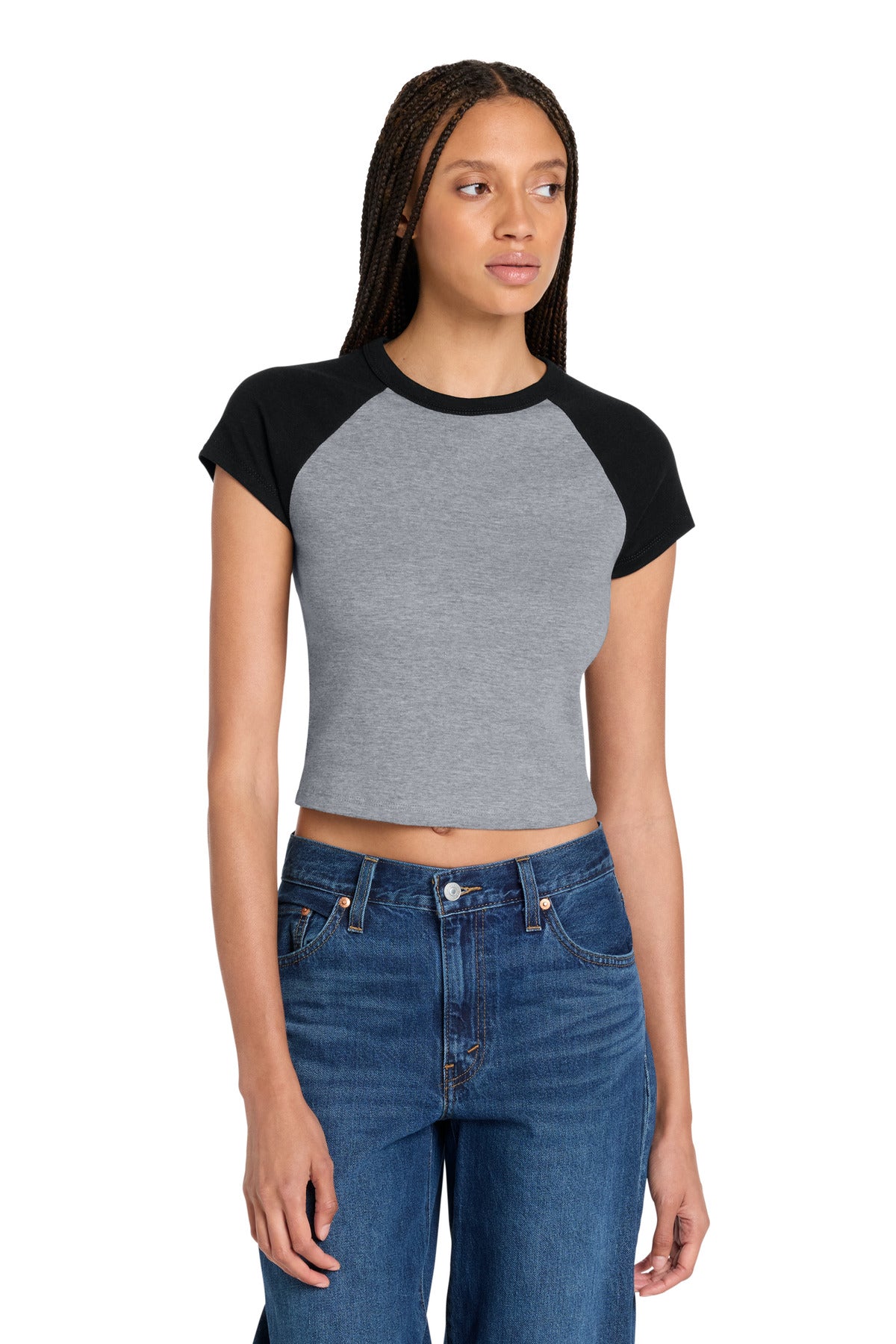 Athletic Heather/ Black