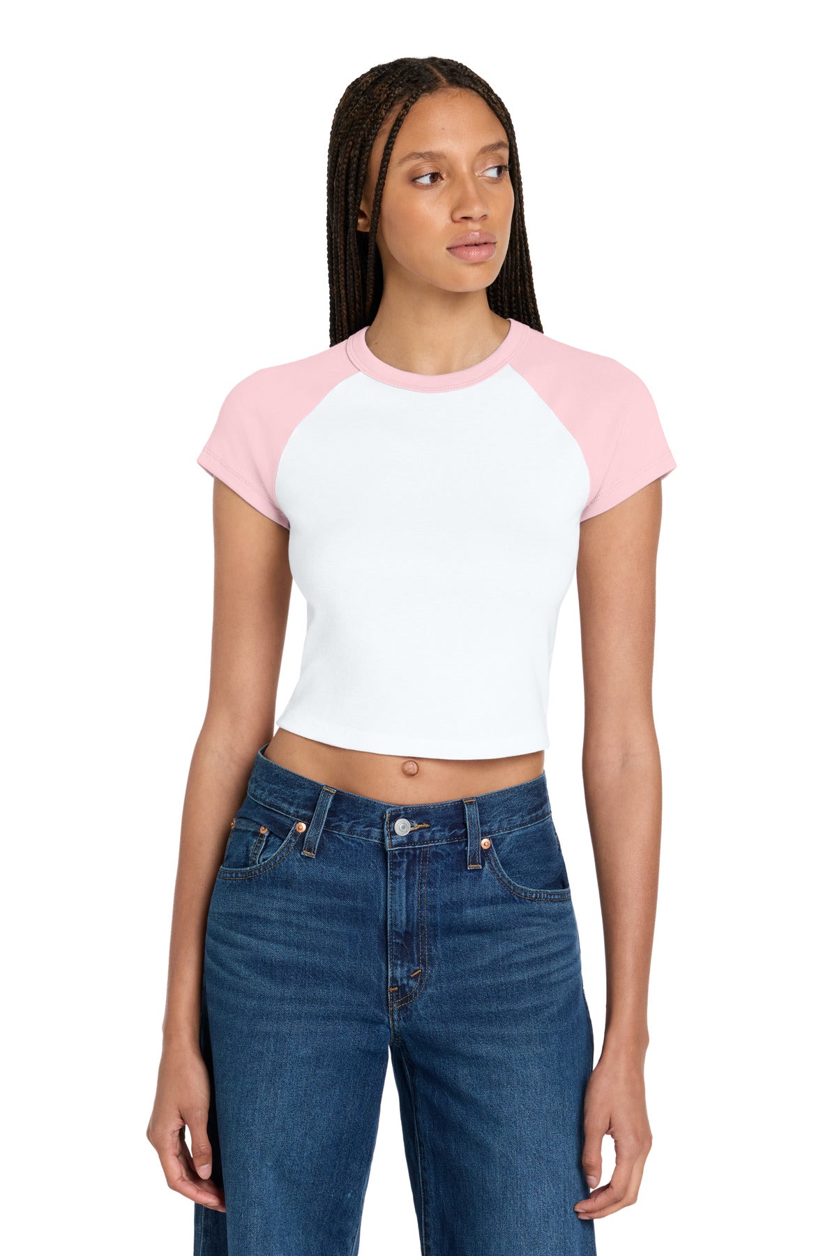 White/ Pink