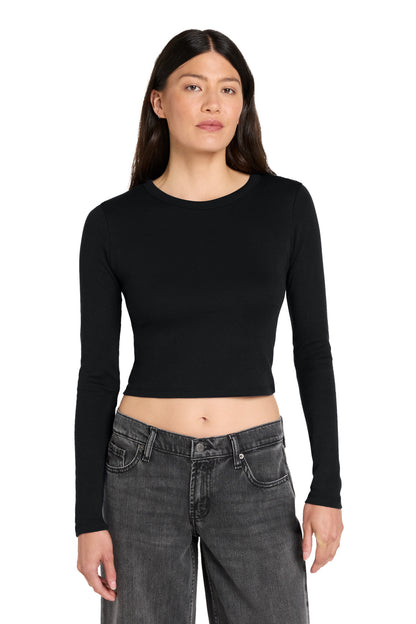 Bella+Canvas Women's Micro Rib Long Sleeve Baby Tee (BC1501)