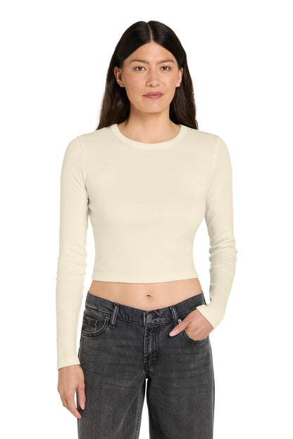 Bella+Canvas Women's Micro Rib Long Sleeve Baby Tee (BC1501)