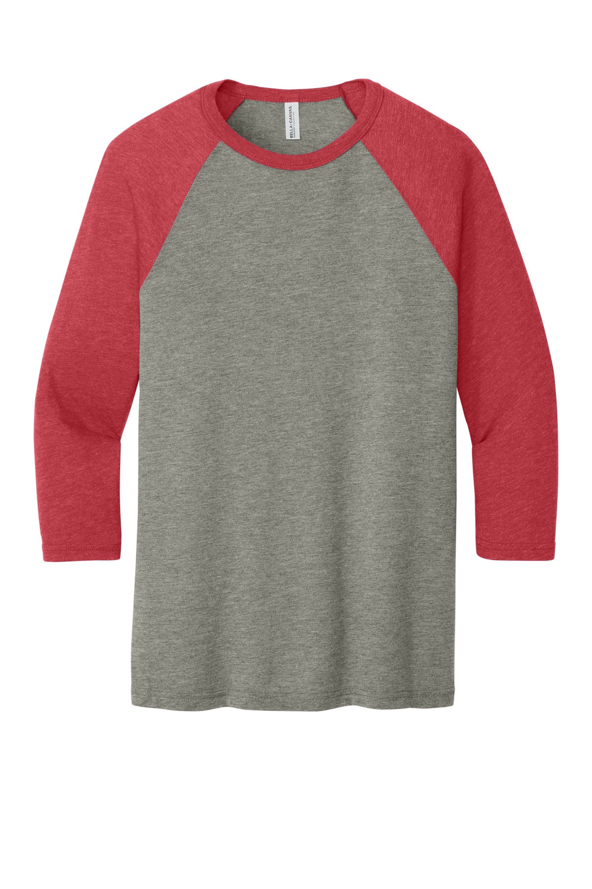 Grey/ Red Triblend