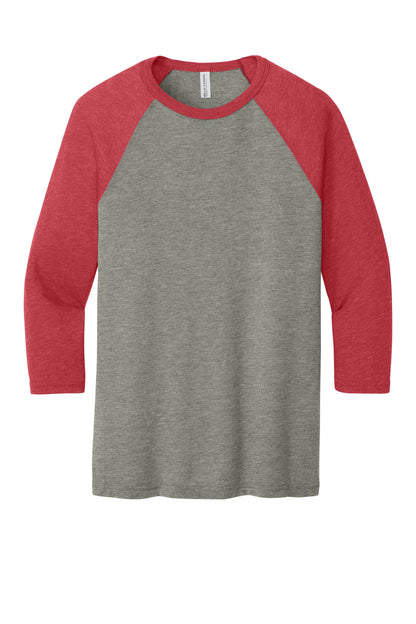 Grey/ Red Triblend
