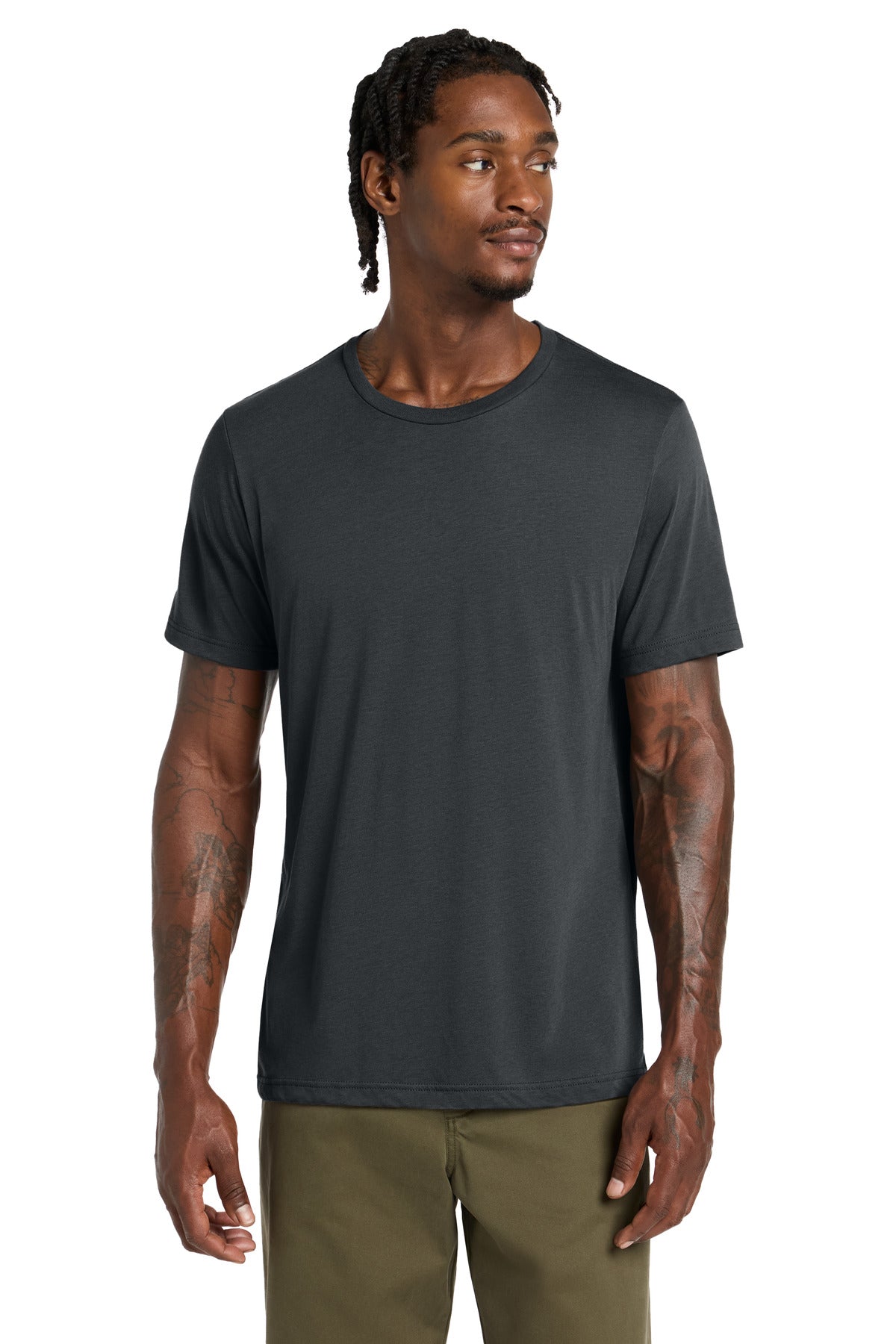 Solid Dark Grey Triblend