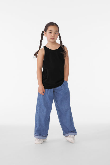 Camiseta sin mangas juvenil Heather CVC de Bella+Canvas (BC3480YCVC)