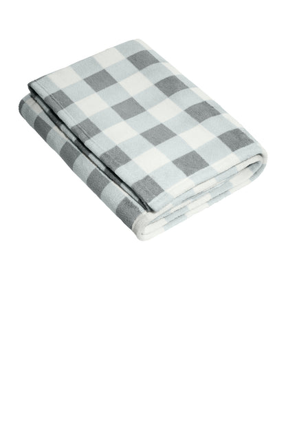 Marshmallow/ Monument Grey Check