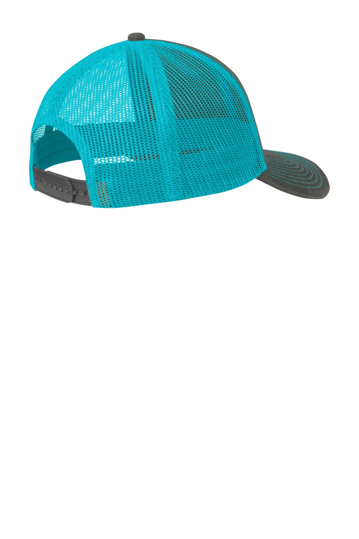 Grey Steel/ Neon Blue