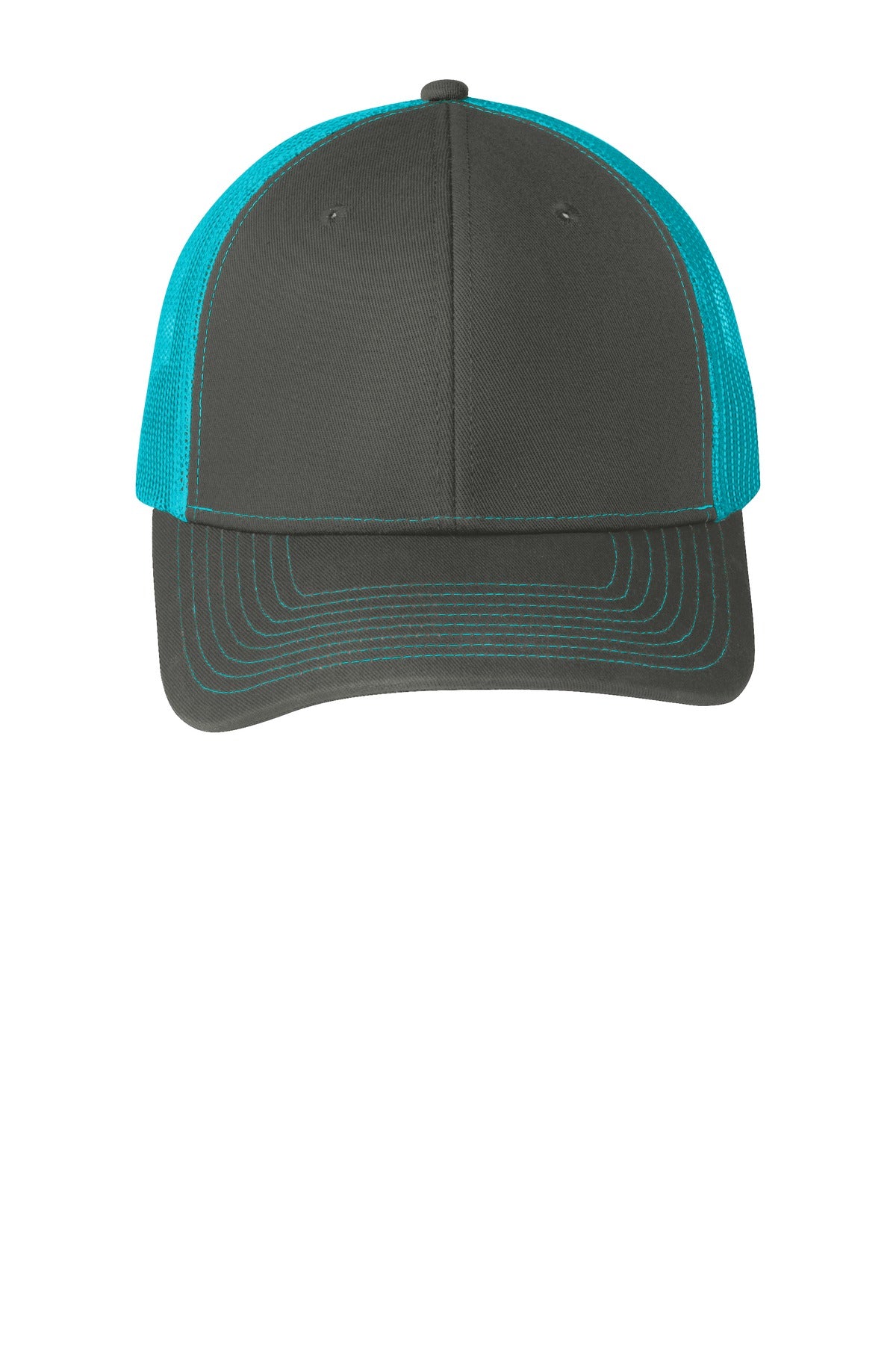 Grey Steel/ Neon Blue