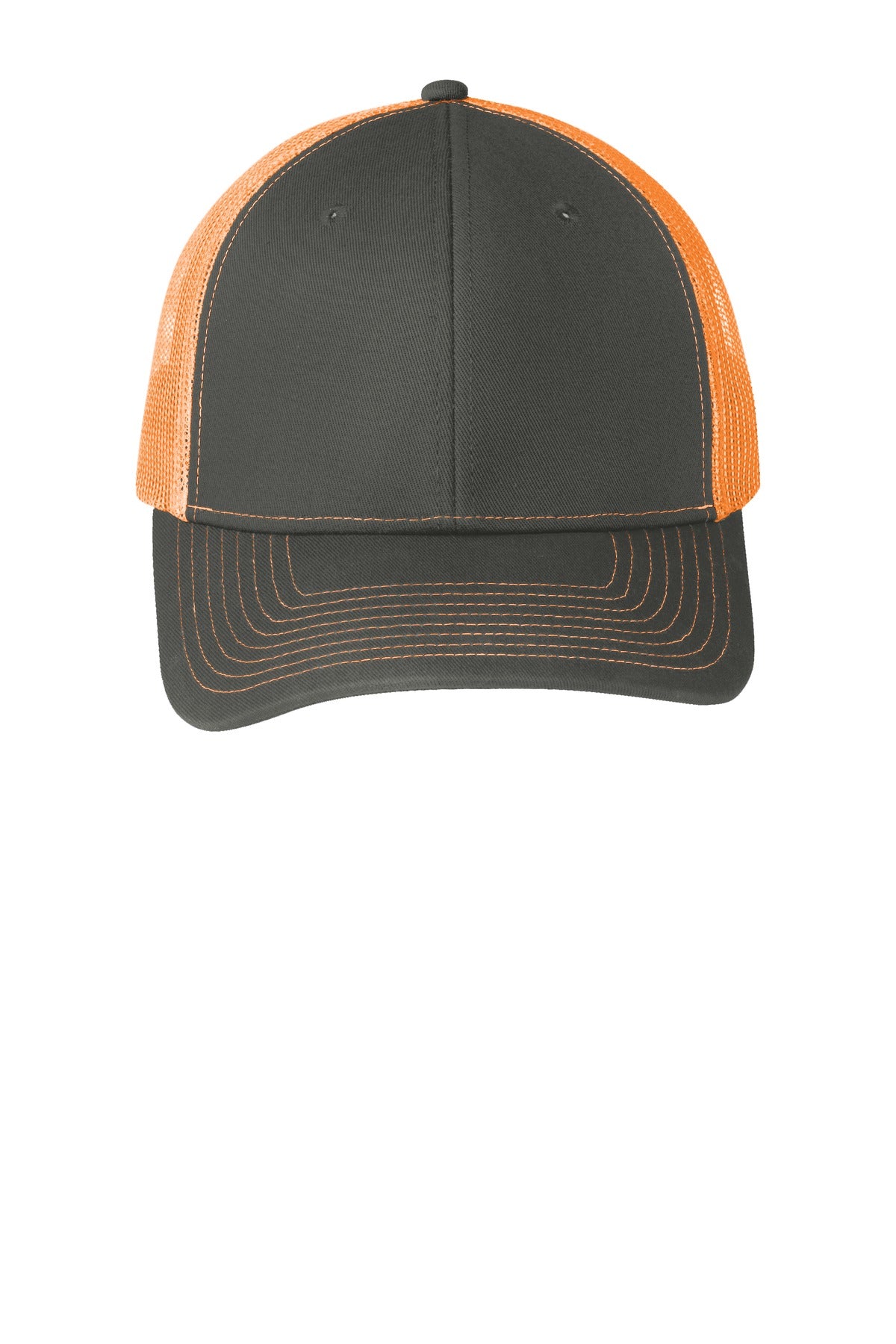 Grey Steel/ Neon Orange