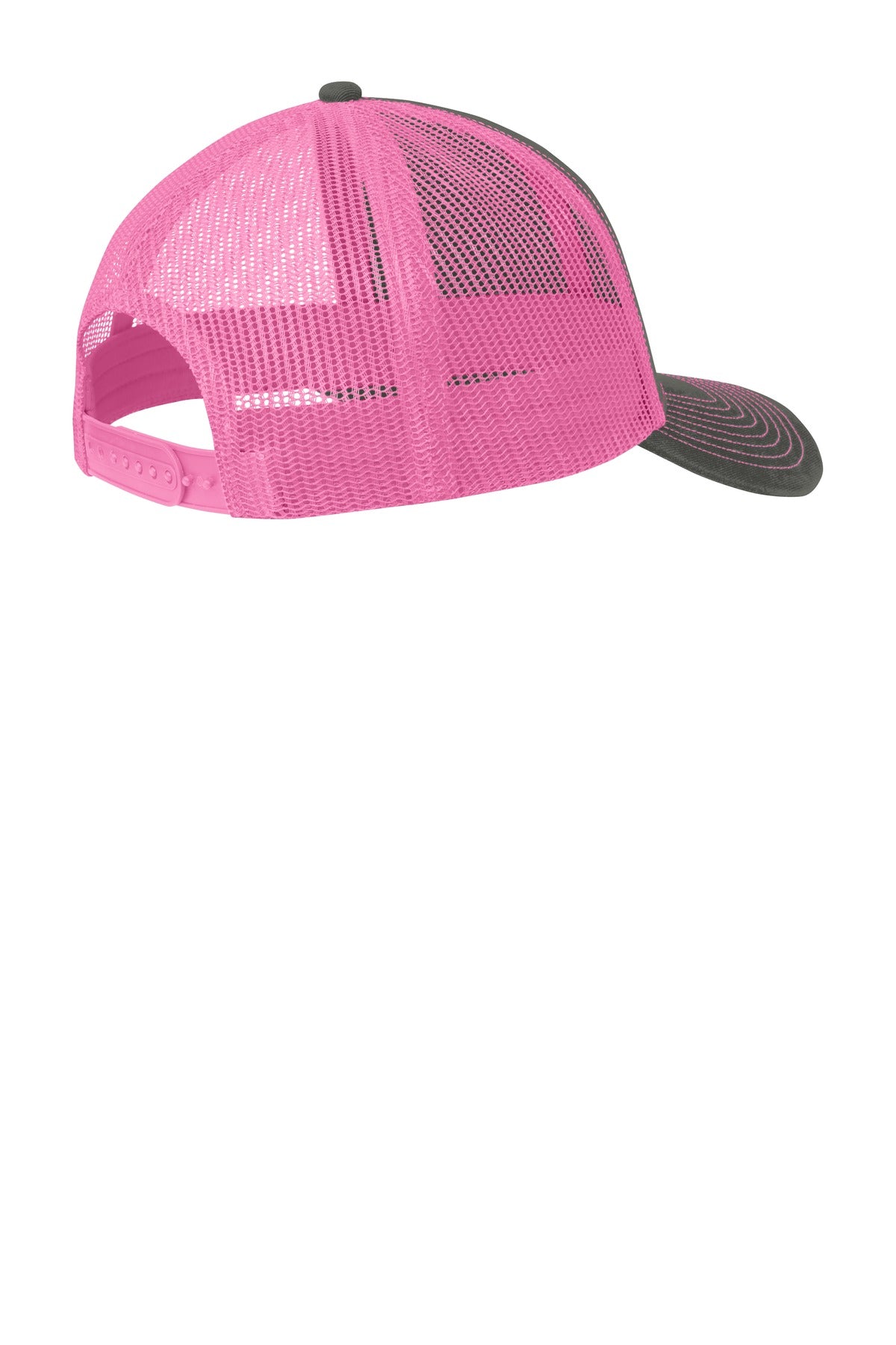 Grey Steel/ Neon Pink