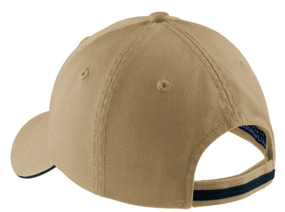 Khaki/ Charcoal Blue