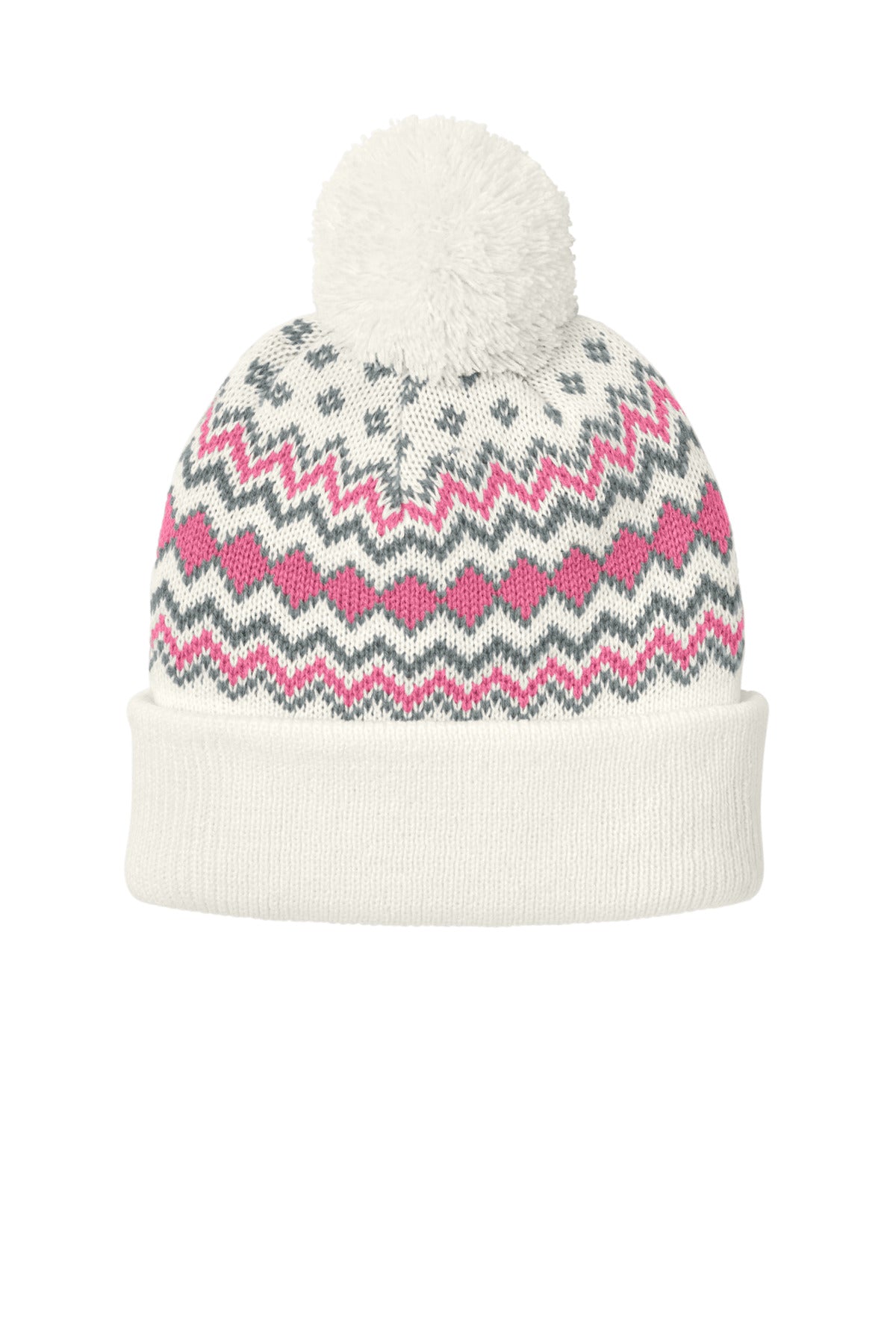 Marshmallow/ Awareness Pink/ Gusty Grey