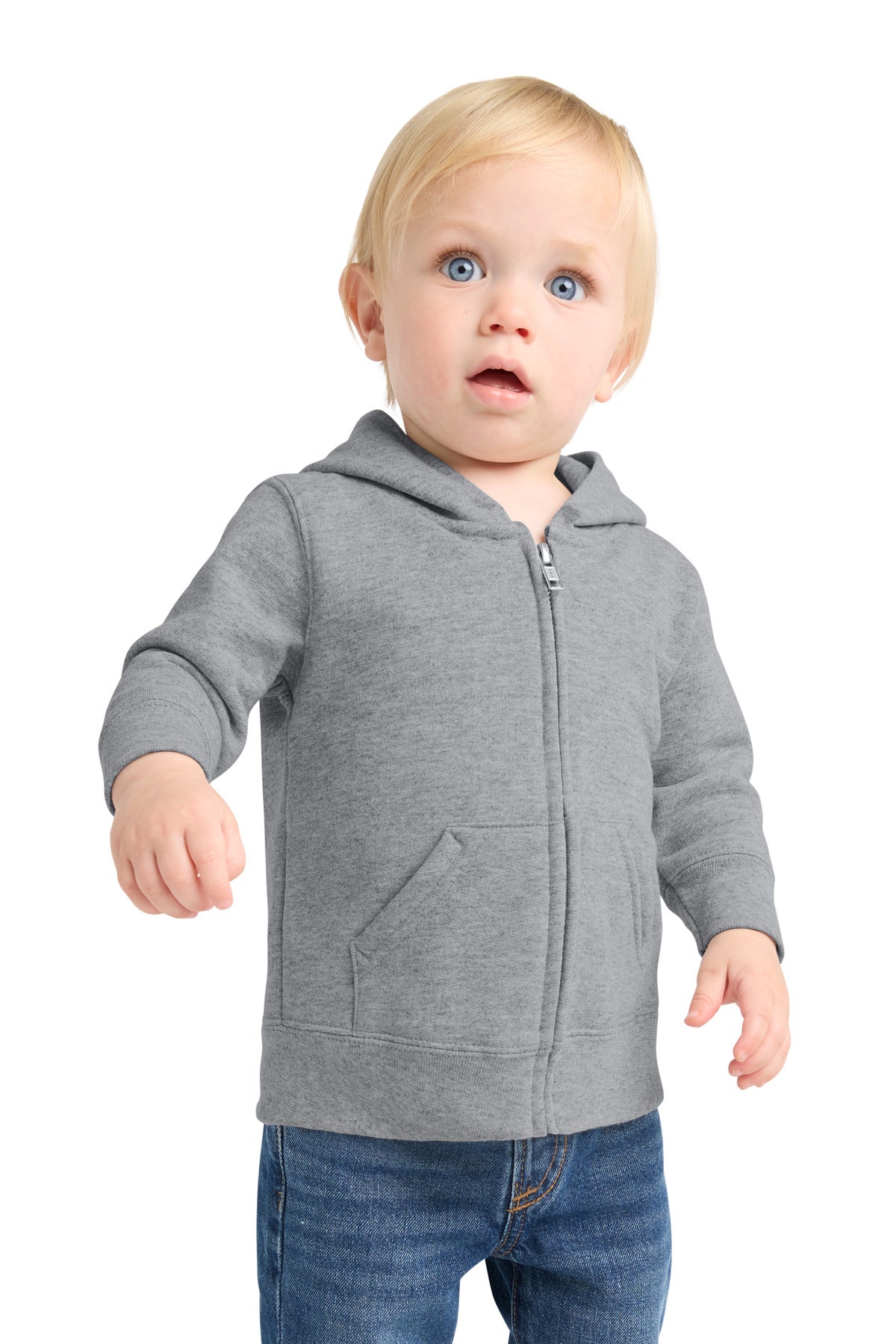 Port & Company Infant Core Fleece Full-Zip Hooded Sweatshirt (CAR78IZH)