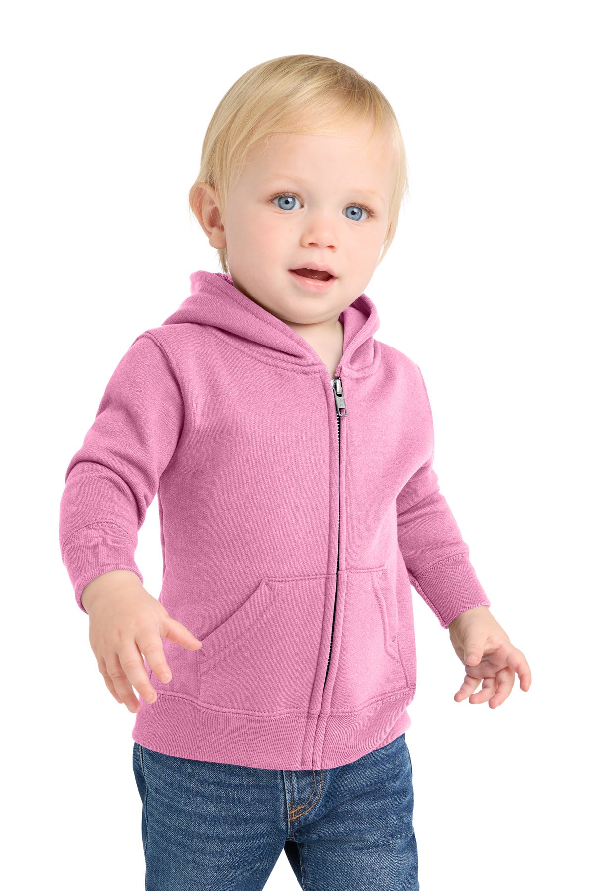 Port & Company Infant Core Fleece Full-Zip Hooded Sweatshirt (CAR78IZH)