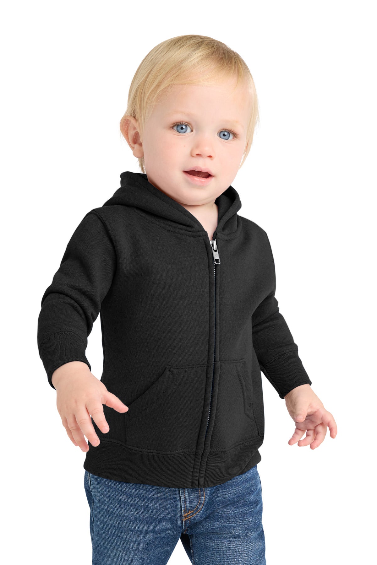 Port & Company Infant Core Fleece Full-Zip Hooded Sweatshirt (CAR78IZH)