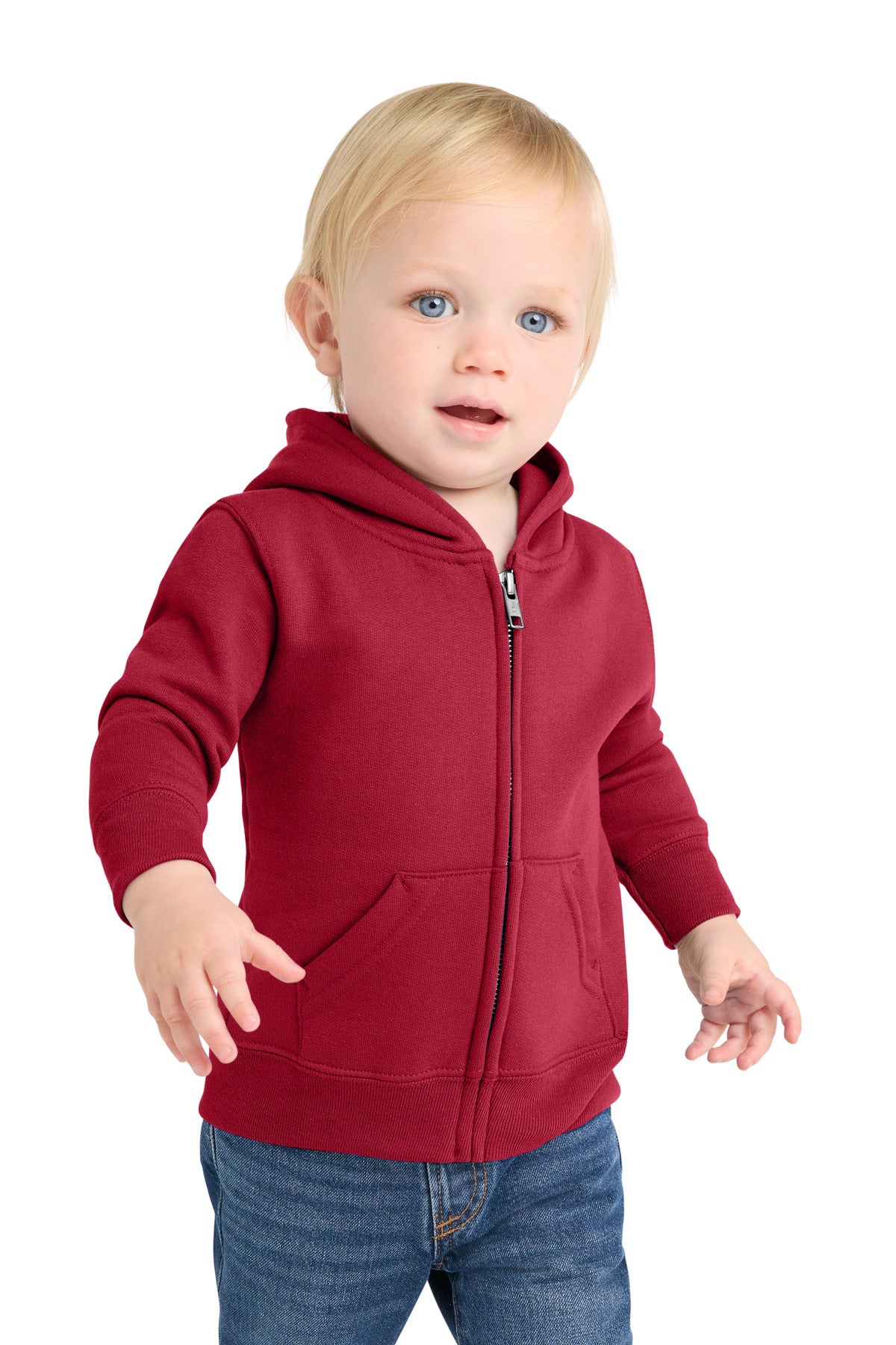 Port & Company Infant Core Fleece Full-Zip Hooded Sweatshirt (CAR78IZH)
