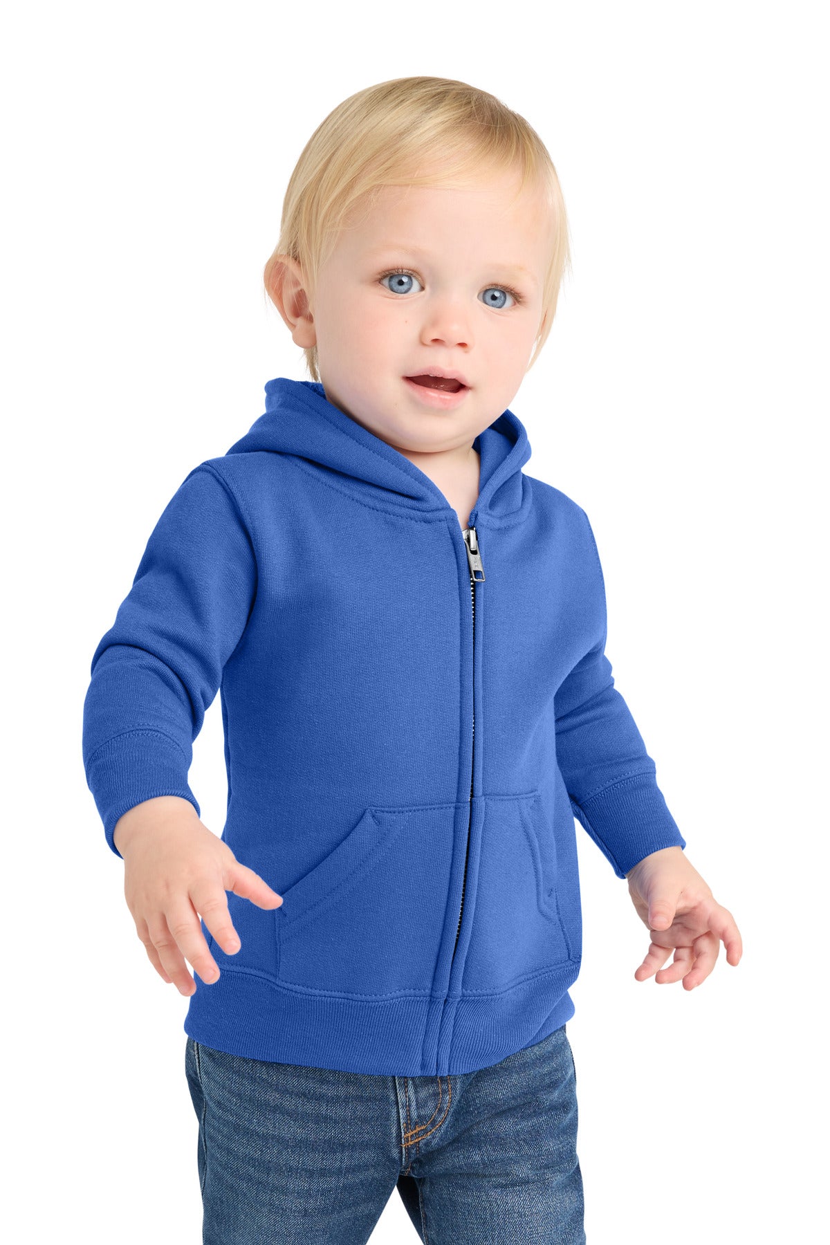 Port & Company Infant Core Fleece Full-Zip Hooded Sweatshirt (CAR78IZH)