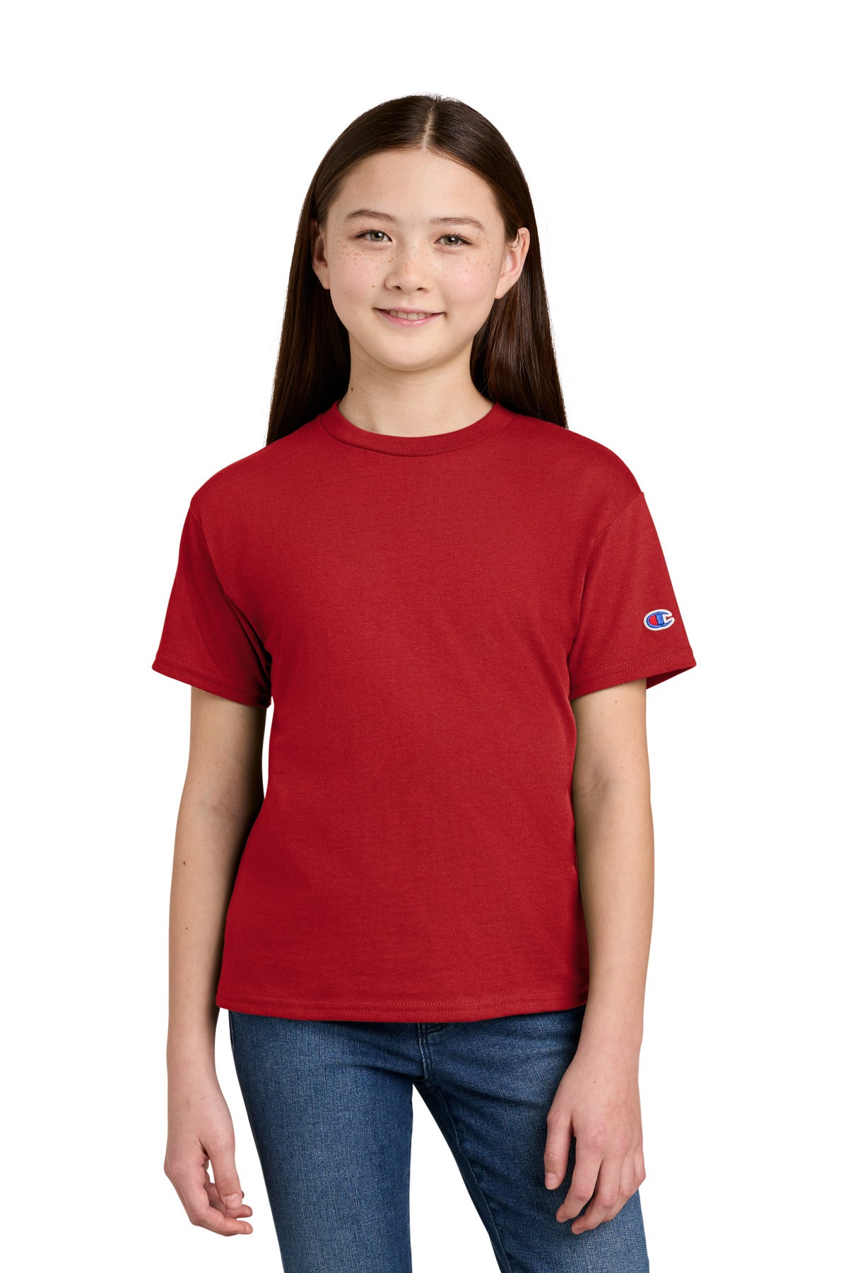 Camiseta juvenil de manga corta Champion (CH1081)