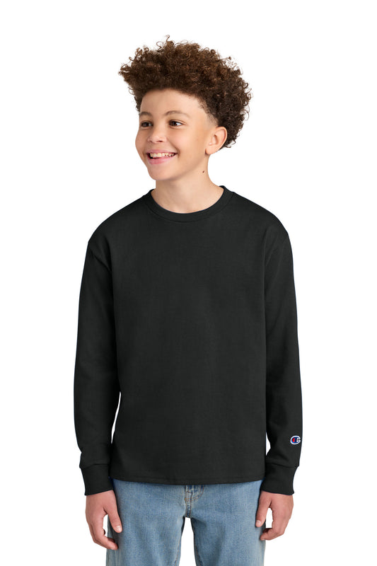 Champion Youth Jersey Long Sleeve Tee (CH1751)
