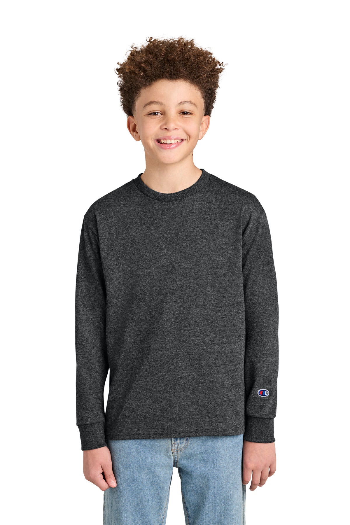 Champion Youth Jersey Long Sleeve Tee (CH1751)