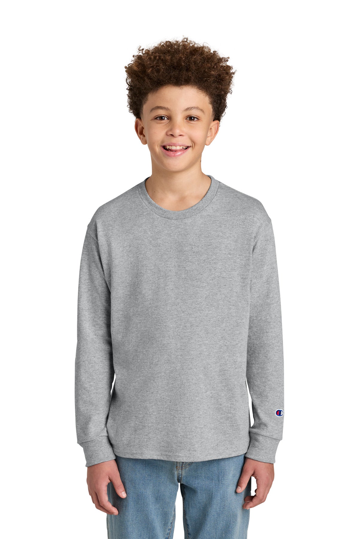 Champion Youth Jersey Long Sleeve Tee (CH1751)