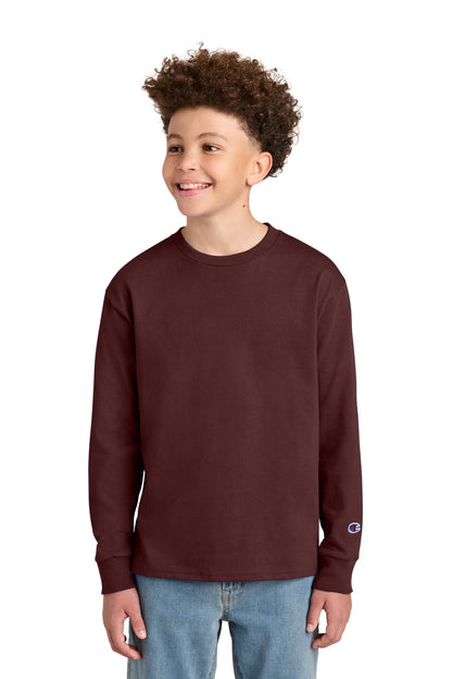 Champion Youth Jersey Long Sleeve Tee (CH1751)