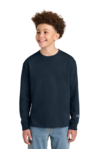 Champion Youth Jersey Long Sleeve Tee (CH1751)